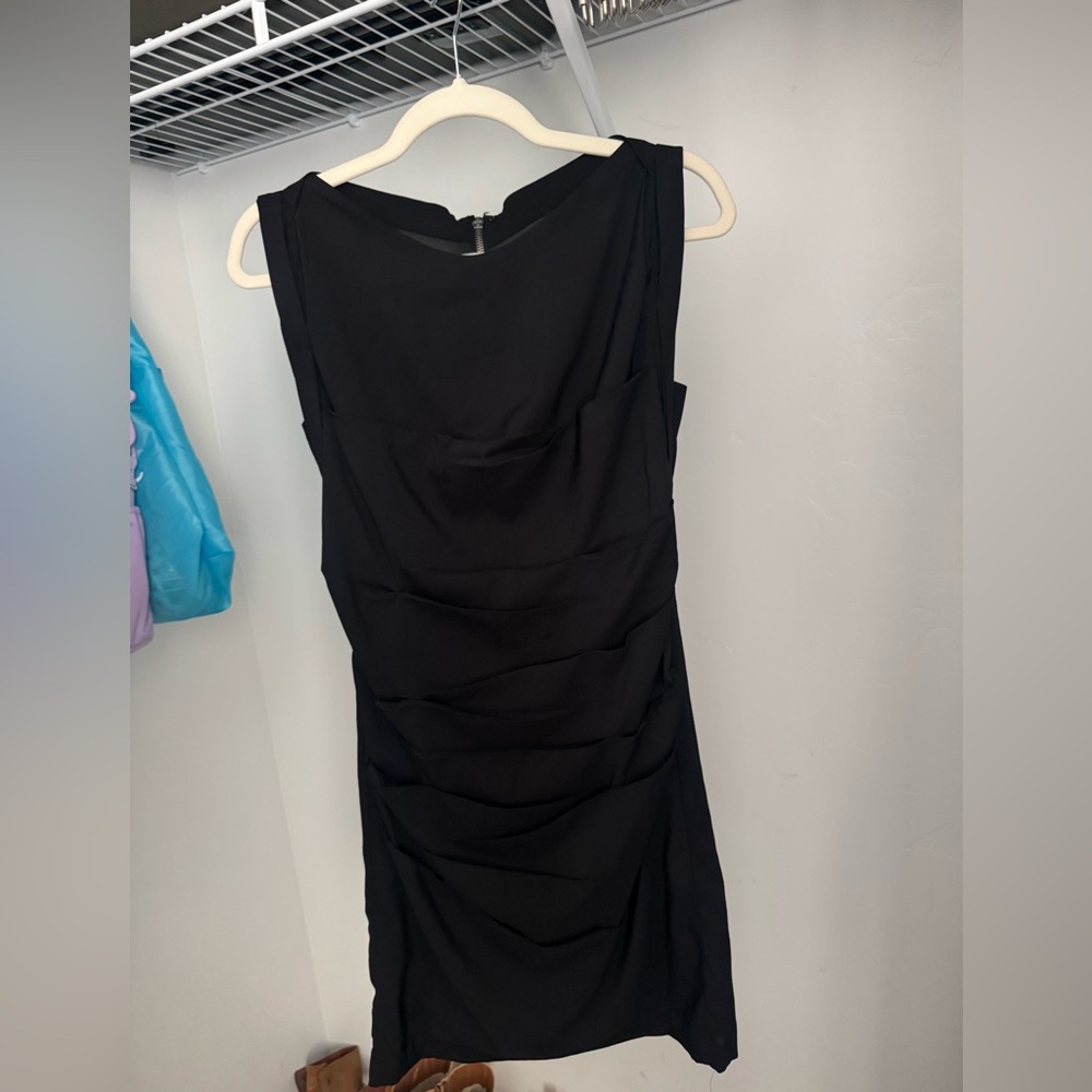 Express Black Fitted Dress